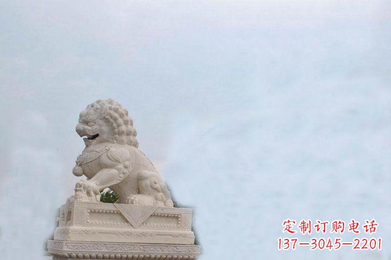 西安北京狮石精美狮子雕塑