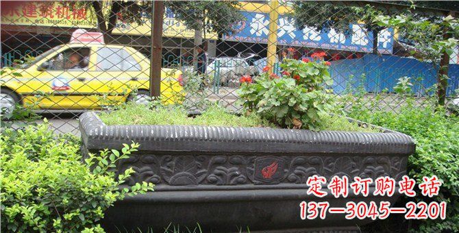 西安玻璃钢仿铜花盆雕塑精美工艺结合现代科技