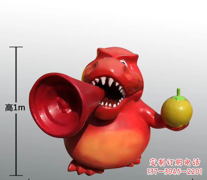 西安玻璃钢卡通仿真动物雕塑