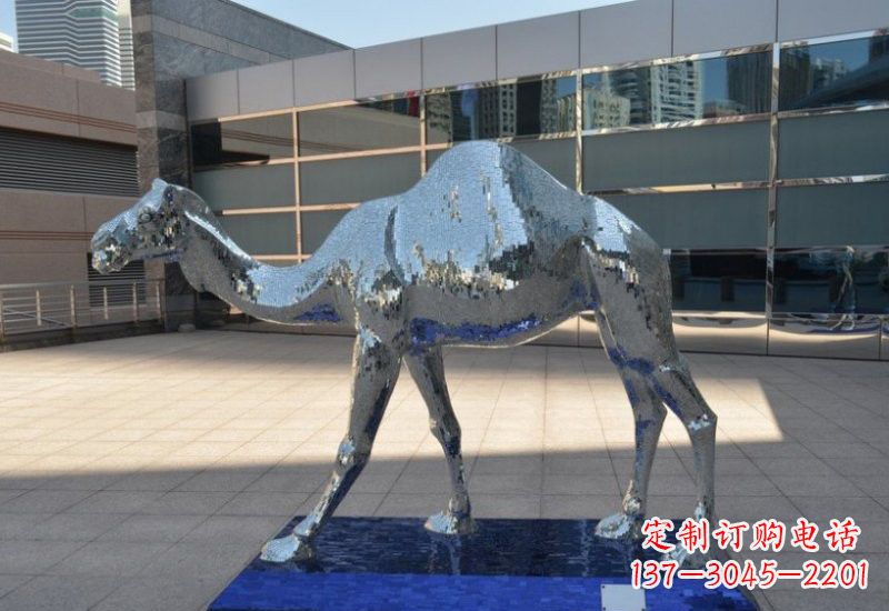 西安不锈钢骆驼雕塑