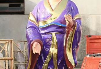 西安玻璃钢宗教庙宇彩绘八仙神像