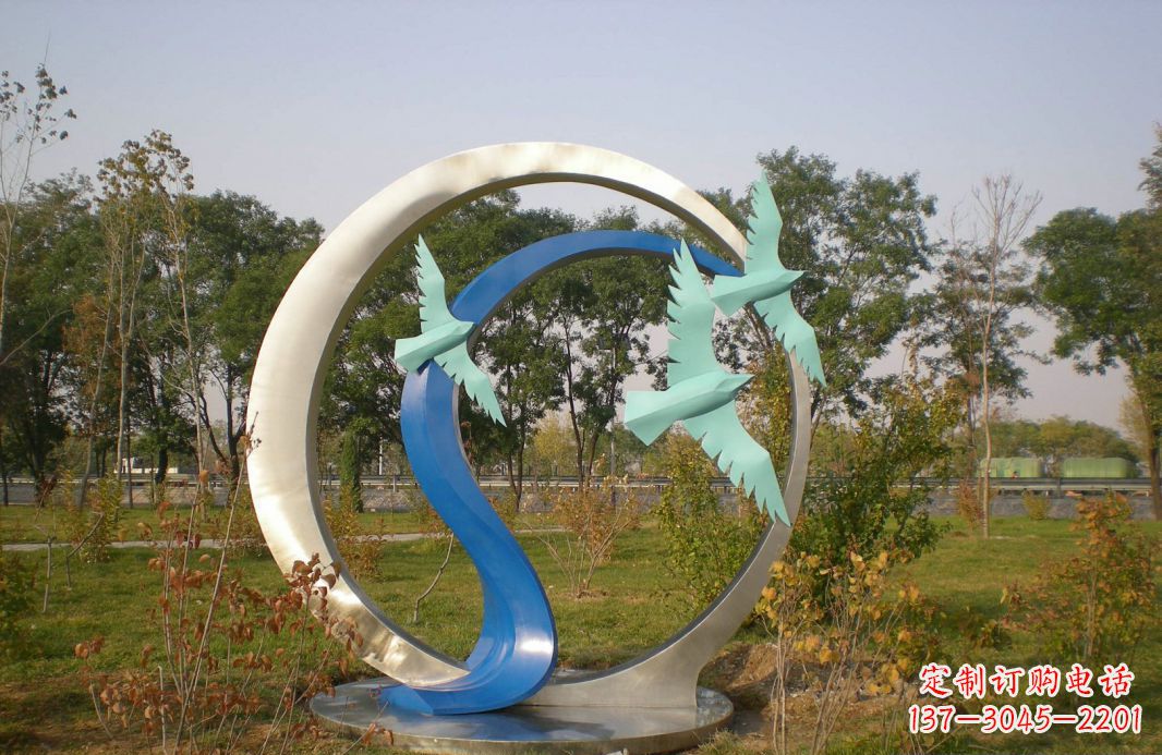 西安大雁南飞,美丽风景线