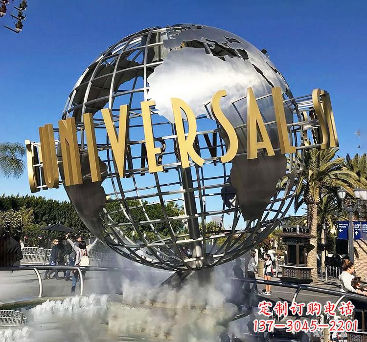 西安不锈钢地球仪雕塑——精致的地球礼物