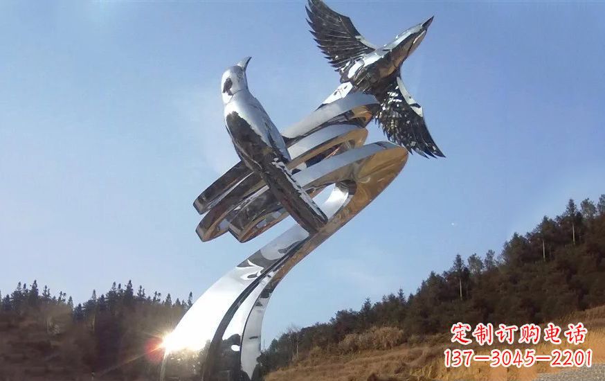 西安不锈钢动物雕塑——美化城市环境