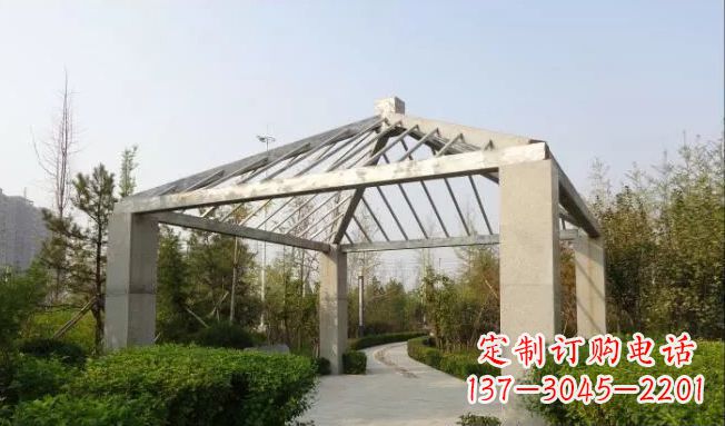西安不锈钢凉亭公园景观雕塑