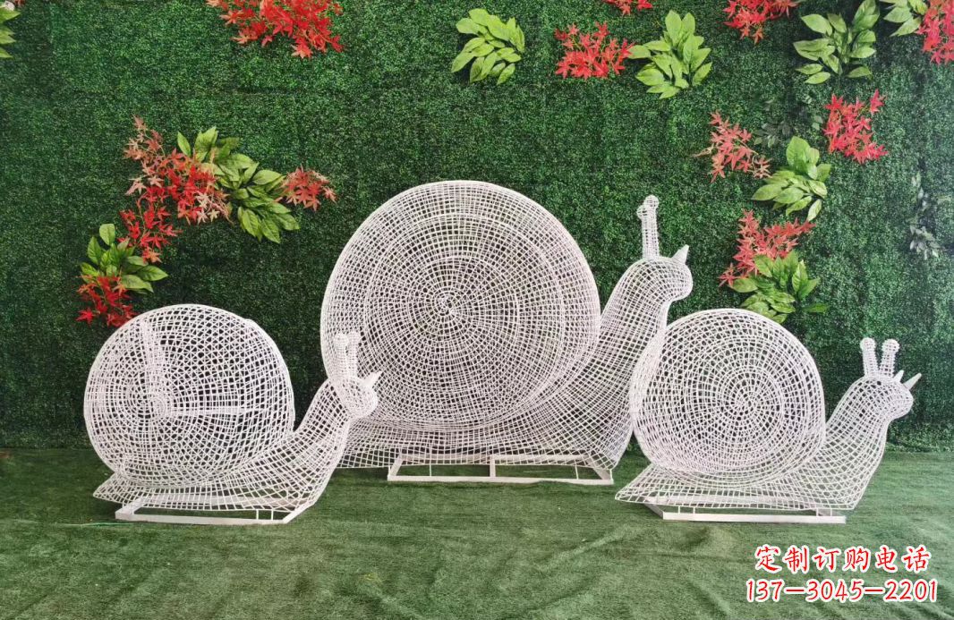 西安不锈钢镂空蜗牛雕塑艺术技艺的精致之美