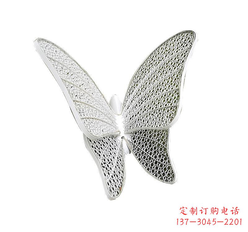 西安不锈钢绿地蝴蝶雕塑