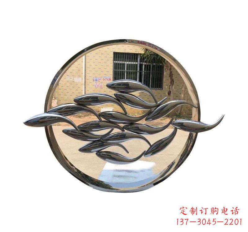 西安不锈钢圆环雕塑精美完美的艺术之作