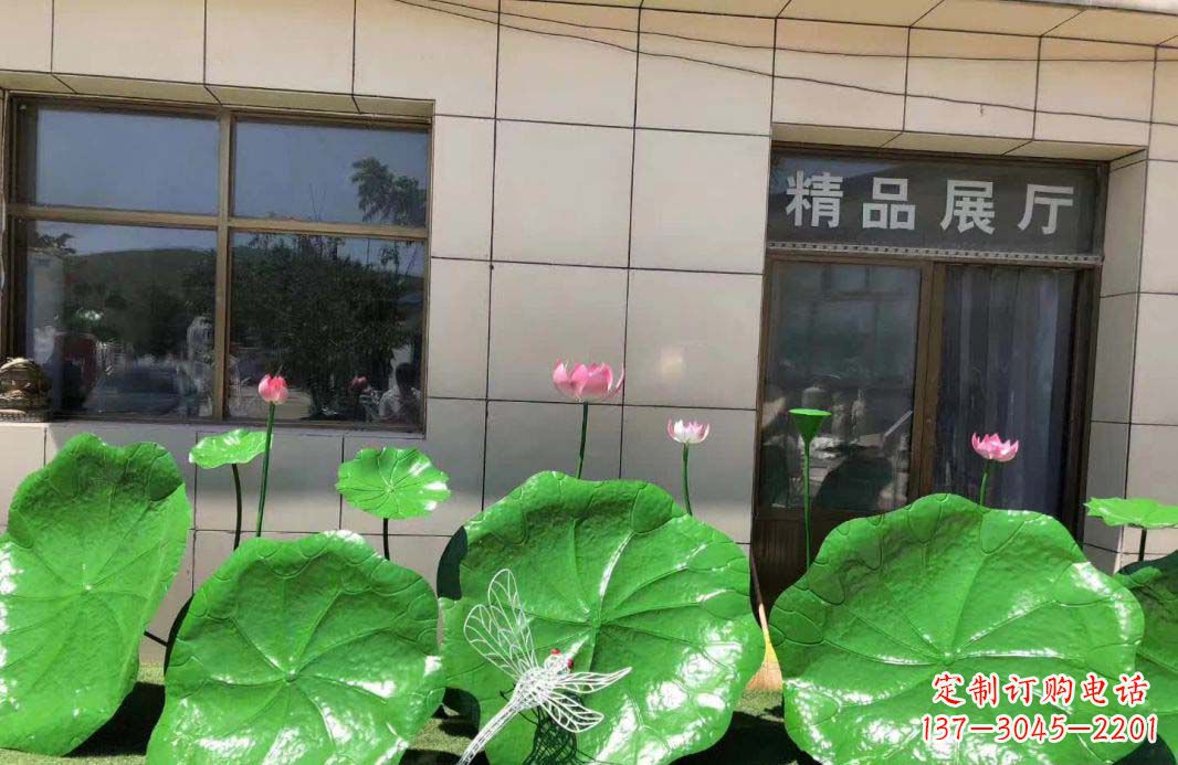 西安不锈钢荷叶雕塑艺术性与美感的完美结合
