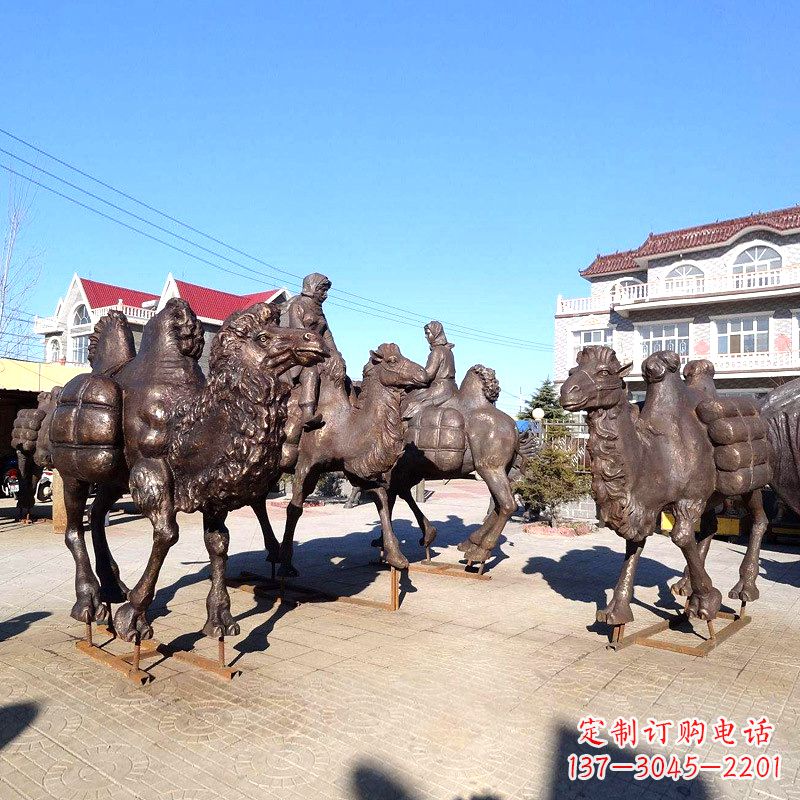 西安茶马古道骆驼队