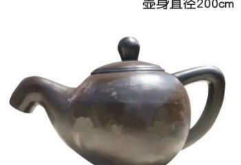 西安青铜茶壶雕塑——彰显传统文化的艺术精髓