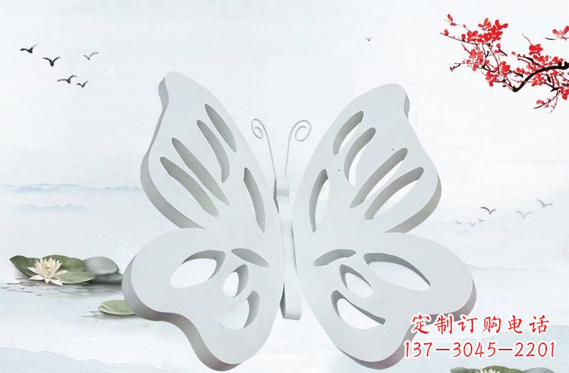 西安高级大理石镂空蝴蝶雕塑