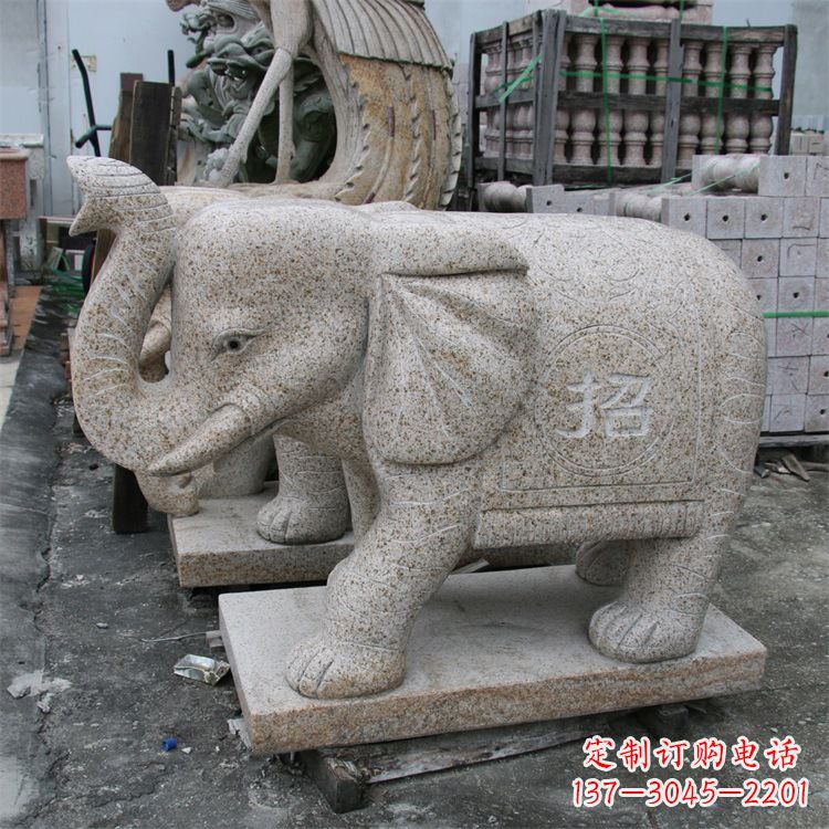 西安唯美大象雕塑