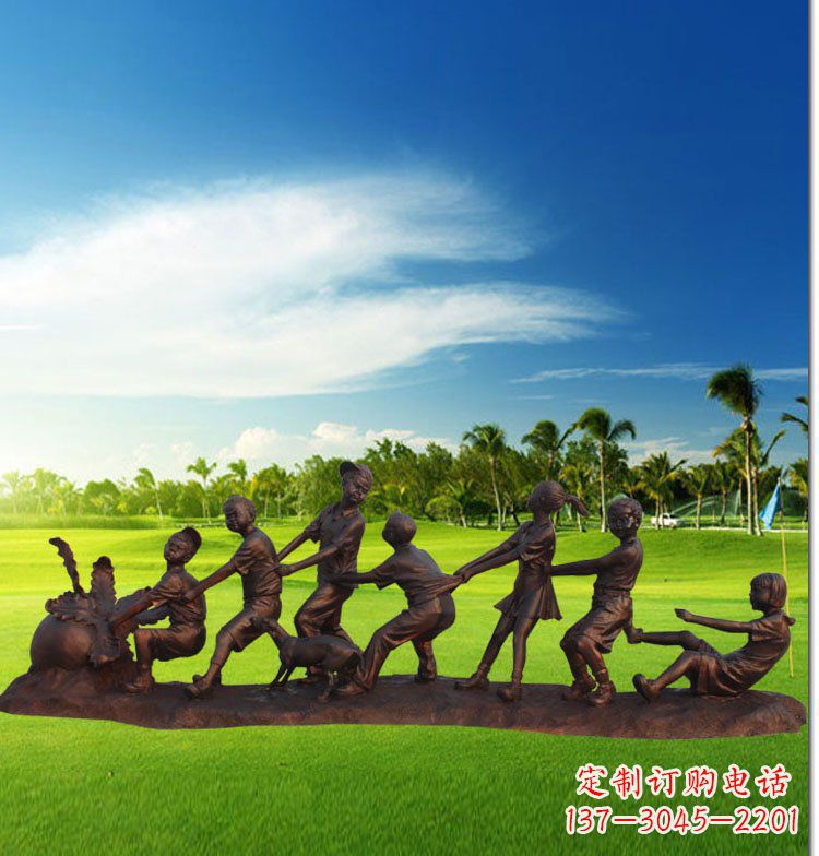 西安中领雕塑-精美仿铜萝卜雕塑