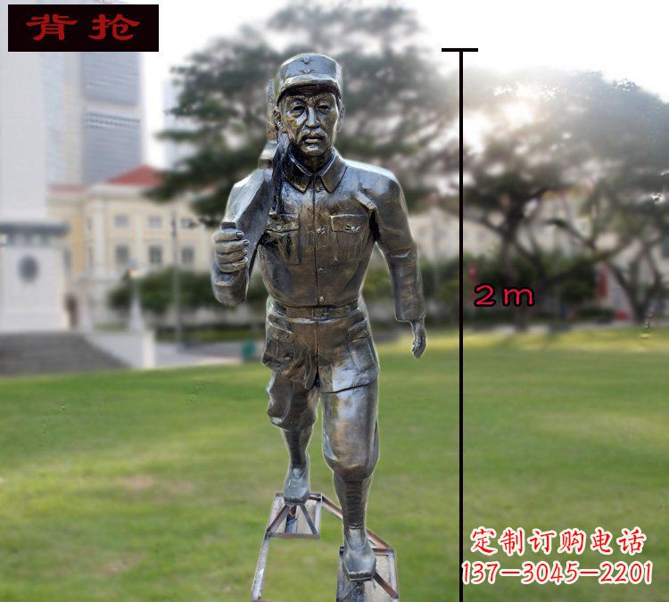 西安中领雕塑英勇勇士铜雕