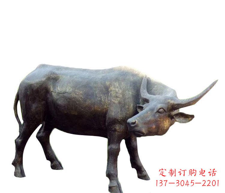 西安优质静谧水牛铜雕