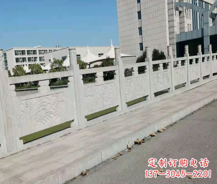 西安精美大理石浮雕栏板