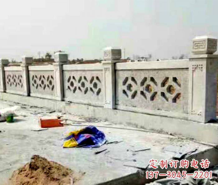 西安公园大理石栏板石雕