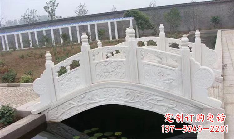 西安精美雕刻的拱桥石雕户外摆件,装点您的园林景观