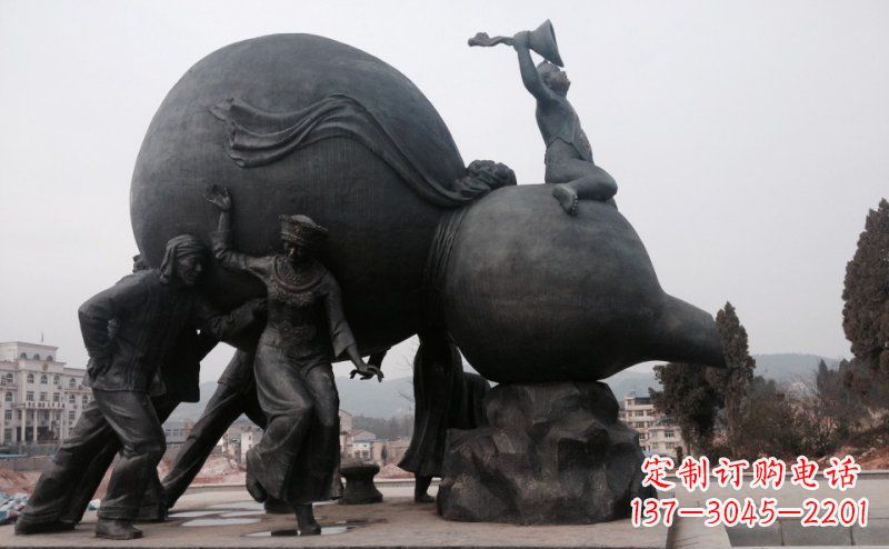 西安皇家感觉,海量葫芦雕塑,满足你的高端定制需求