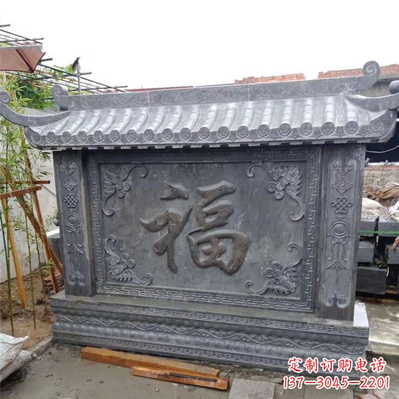 西安中领雕塑：福字雕塑，点缀婚房庭院