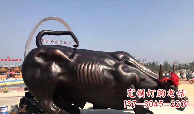 西安水牛铜雕