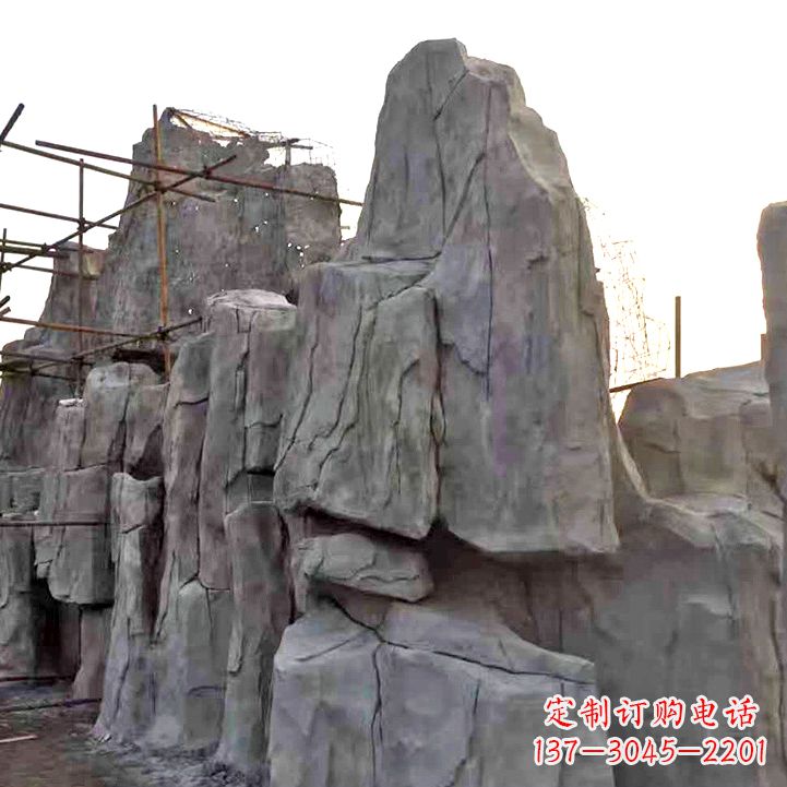 西安水泥塑石假山雕塑