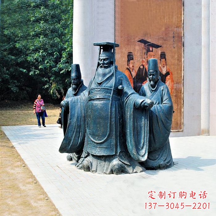 西安隋文帝杨坚景观雕塑
