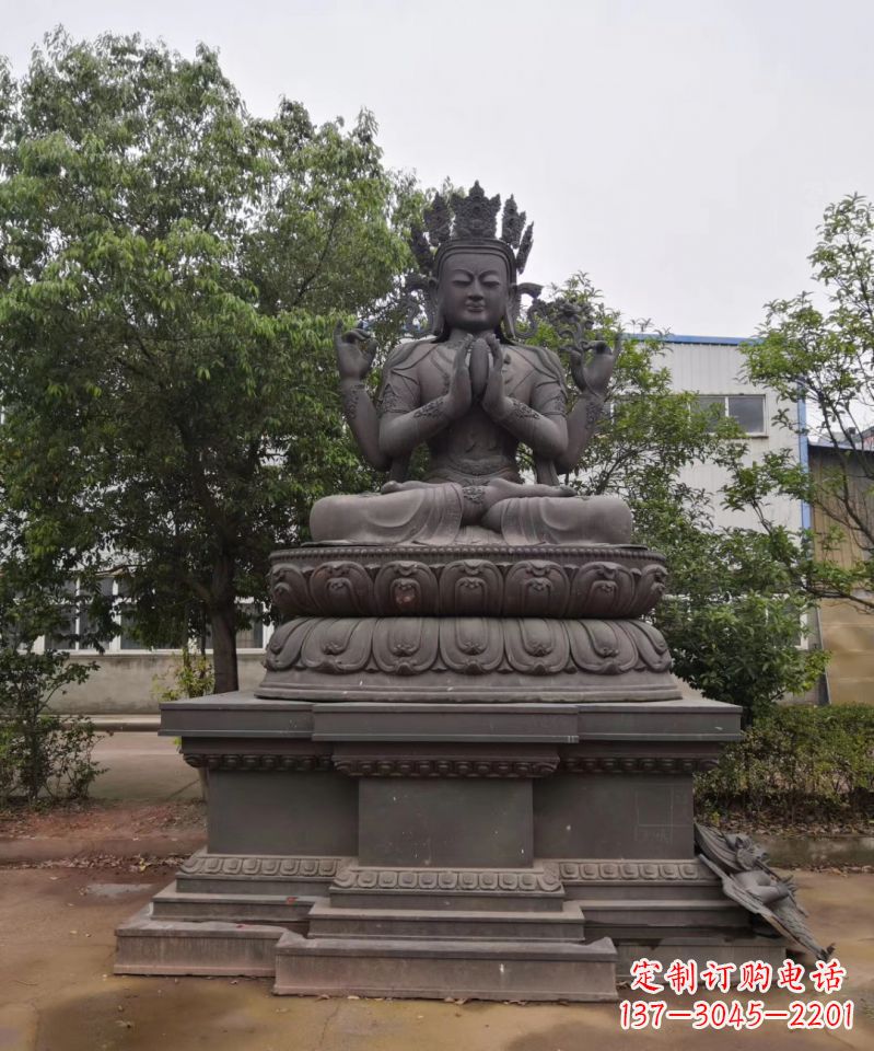 西安铜雕密宗佛寺庙佛像雕塑