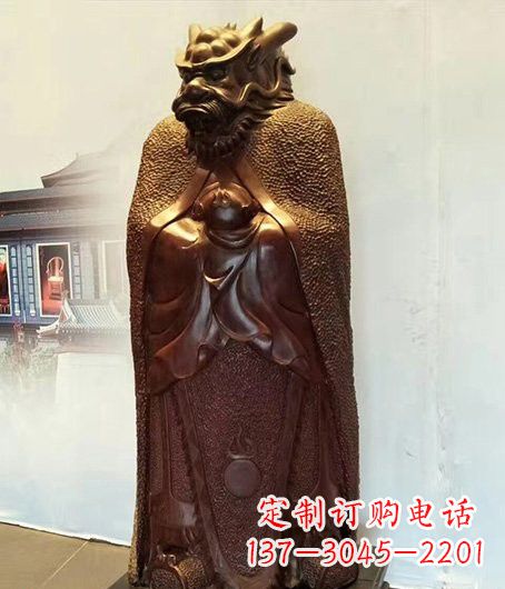 西安铜雕兽首人身十二生肖