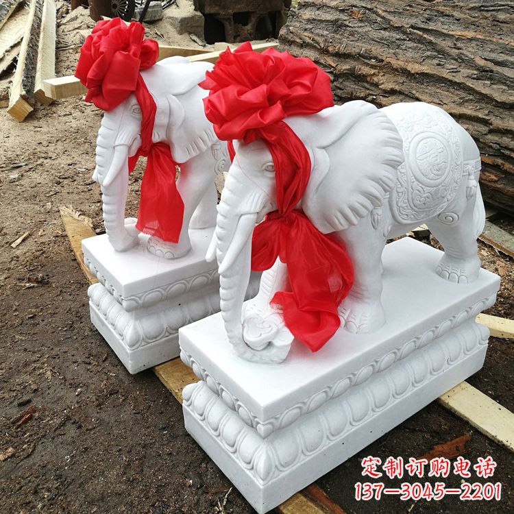 西安现代石雕大象