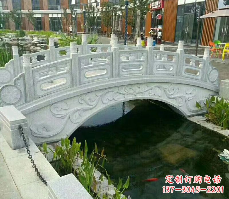 西安小区景观石桥栏杆