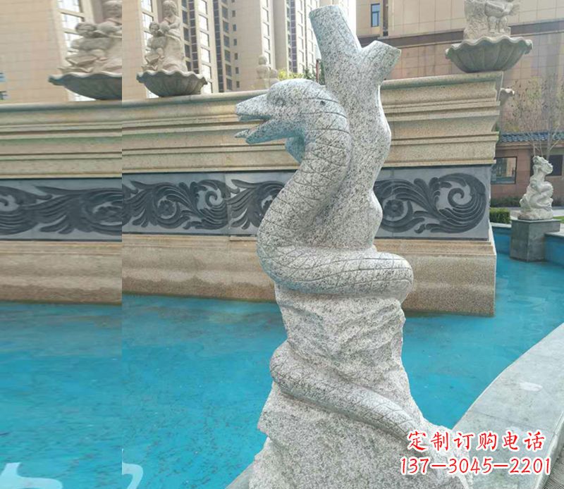 西安小区十二生肖雕塑动物石雕