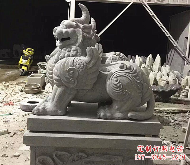 西安獬豸法院门口石雕