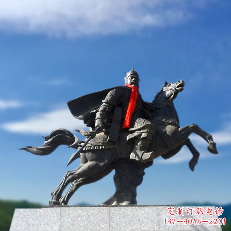 西安薛仁贵西征雕塑-唐初著名将领中国历史名人雕像