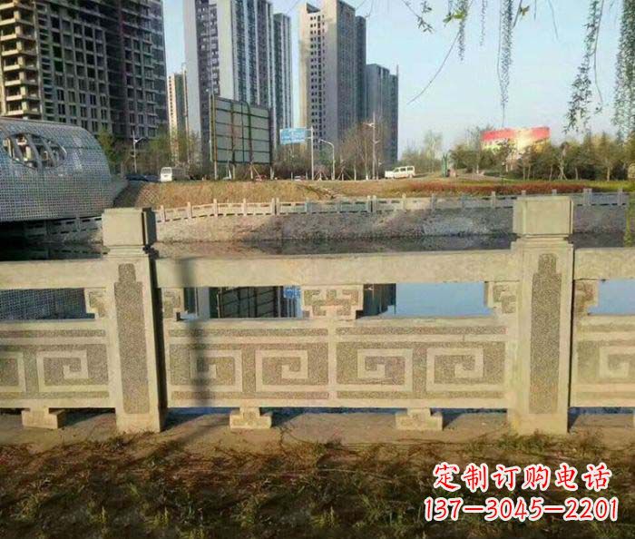 西安园林景观仿古石雕栏板 (3)