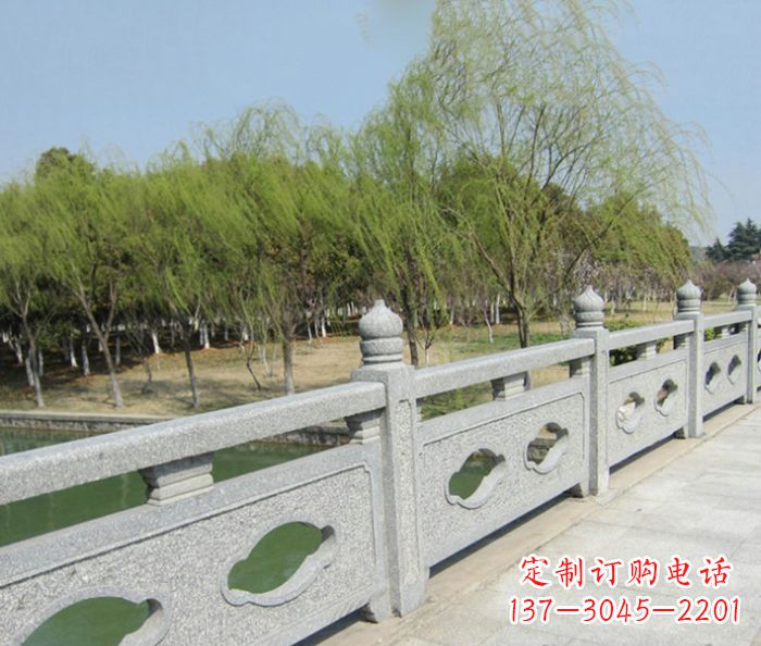 西安园林景观真山桥石雕栏板