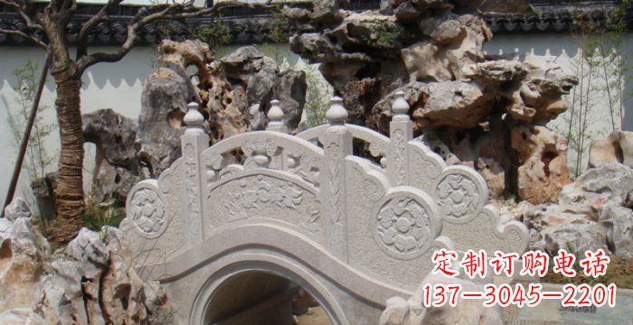 西安园林小型石拱桥