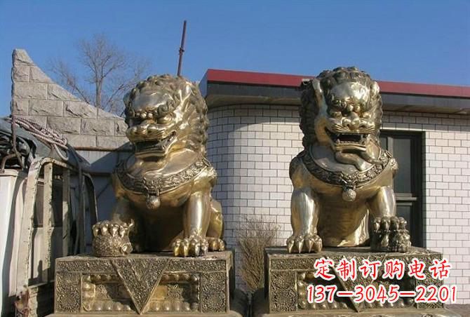 西安铸铜狮子雕塑